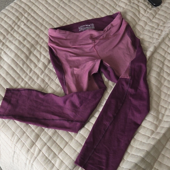 Outdoor Voices Maroon and Mauve Leggings - Picture 3 of 5